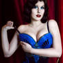 Blue Bird Burlesque Costume