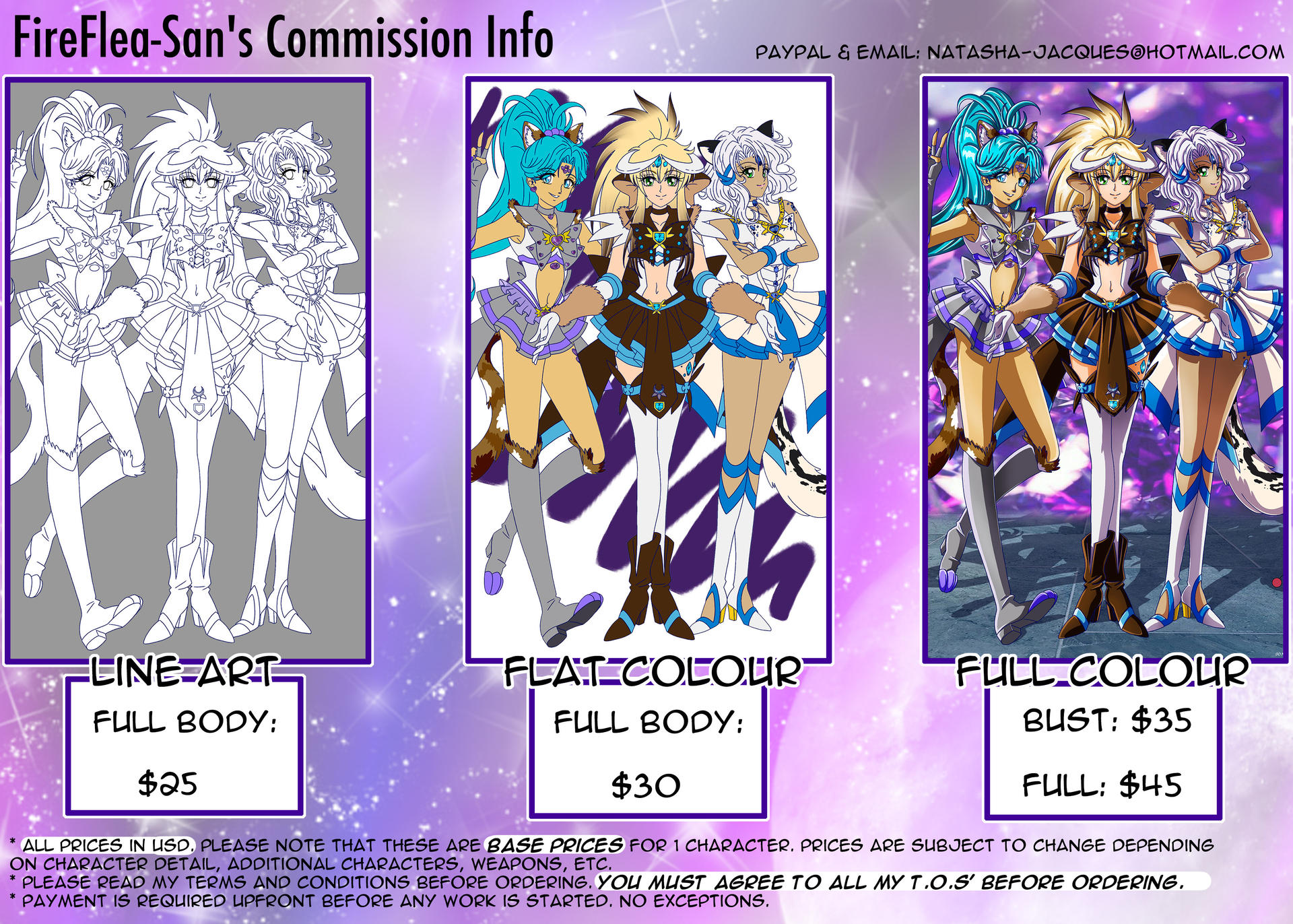 FireFlea's Commission Information