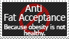 Anti-Fat Acceptance Stamp by FireFlea-San