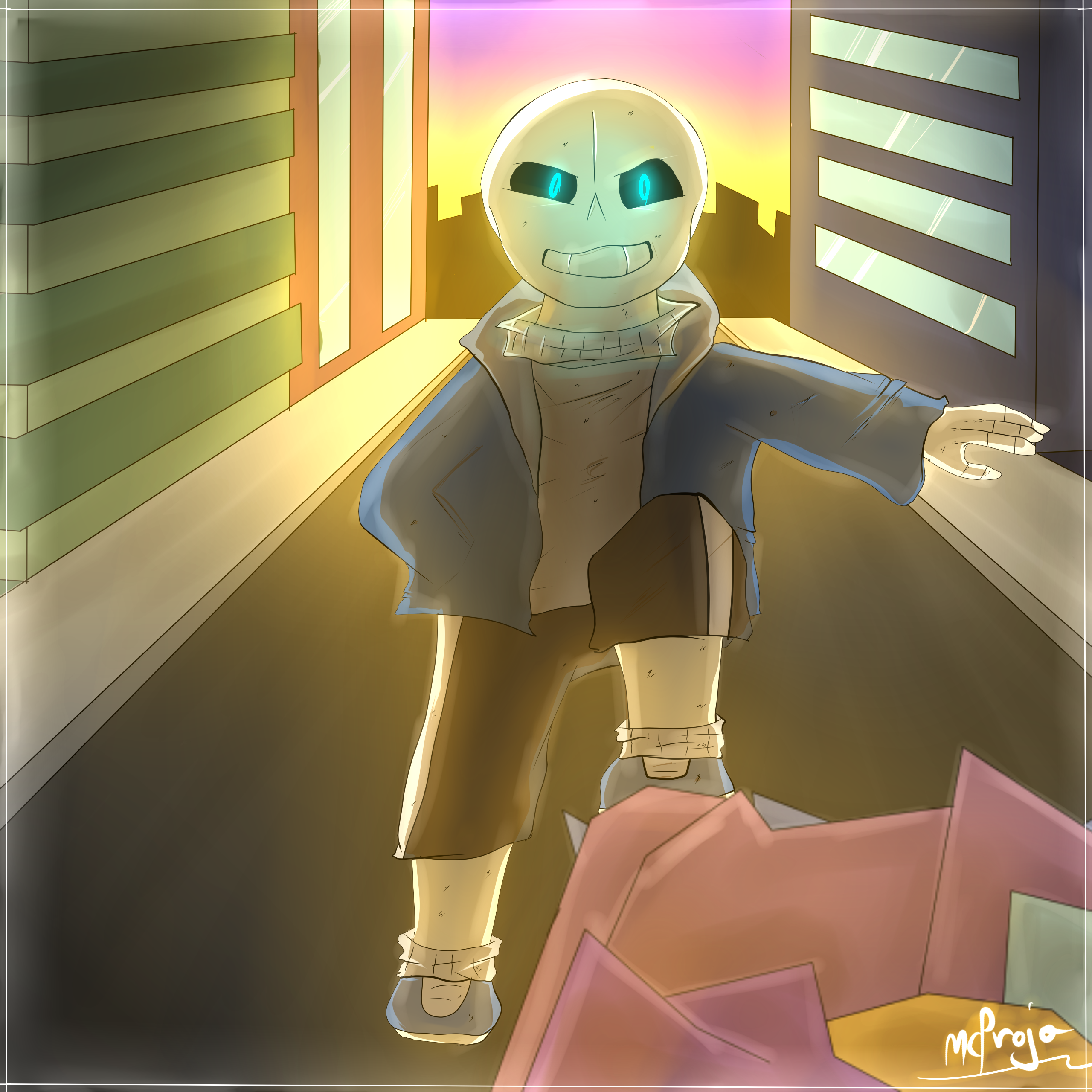 glitchtale sans