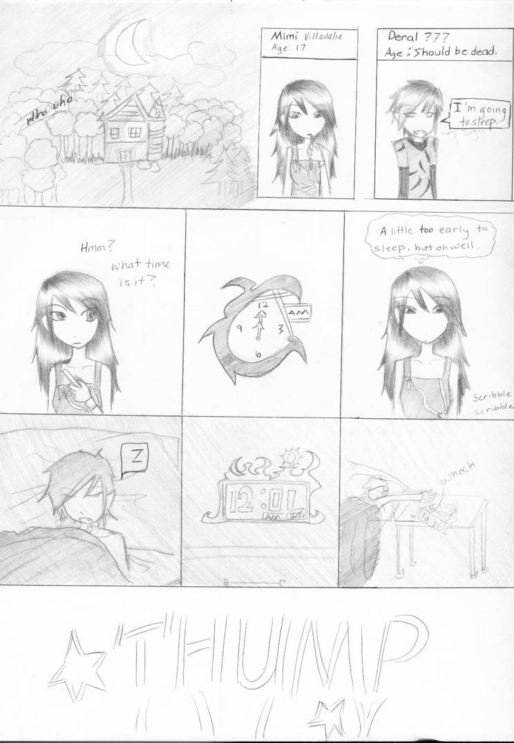 Vampire Manga Series Page 1 by wingsxdontxfail on DeviantArt