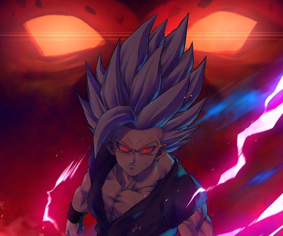 Wallpaper anime, 2022, dragon ball super, gohan, super saiyan