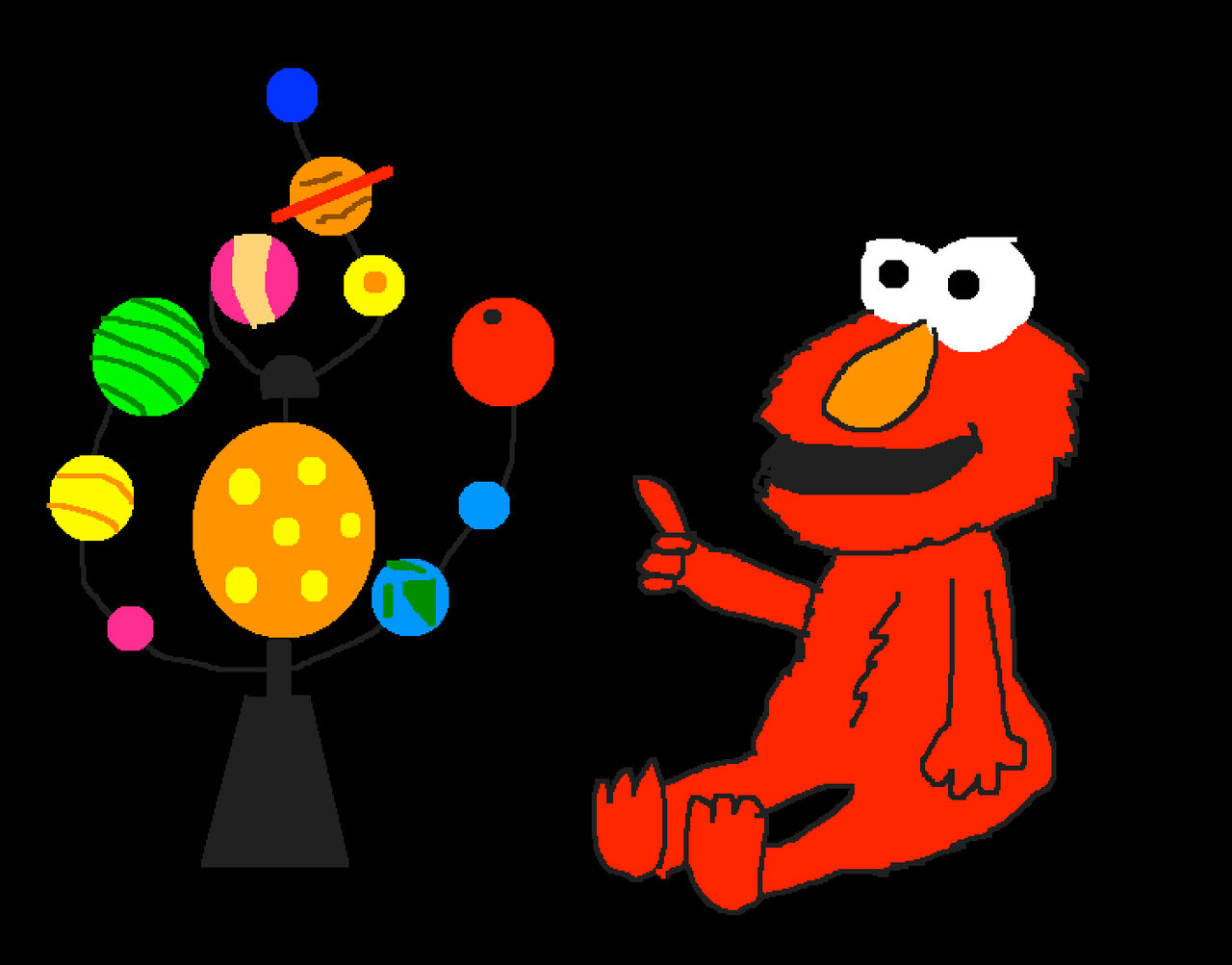Mini Orbite Elmo and the Mini Orbiter by CoreysKidShow on DeviantArt