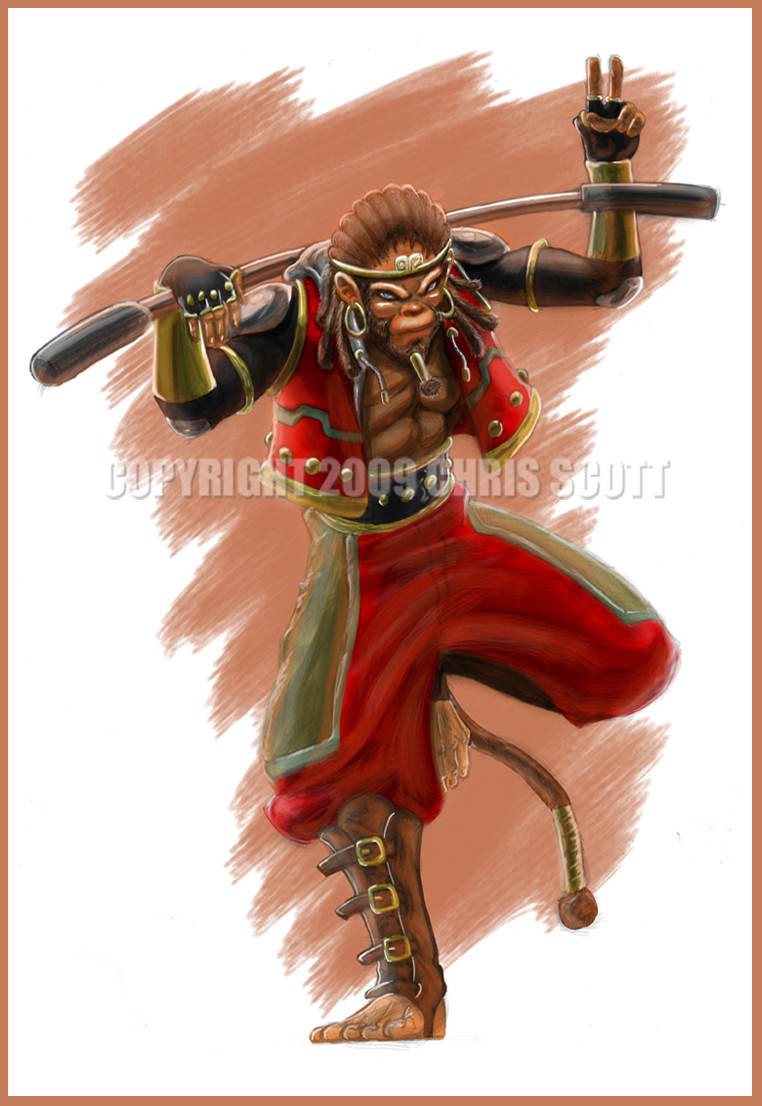 Sun Wukong Monkey King By Chrisjamesscott On Deviantart