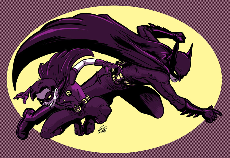 5 Color Batman and Robin