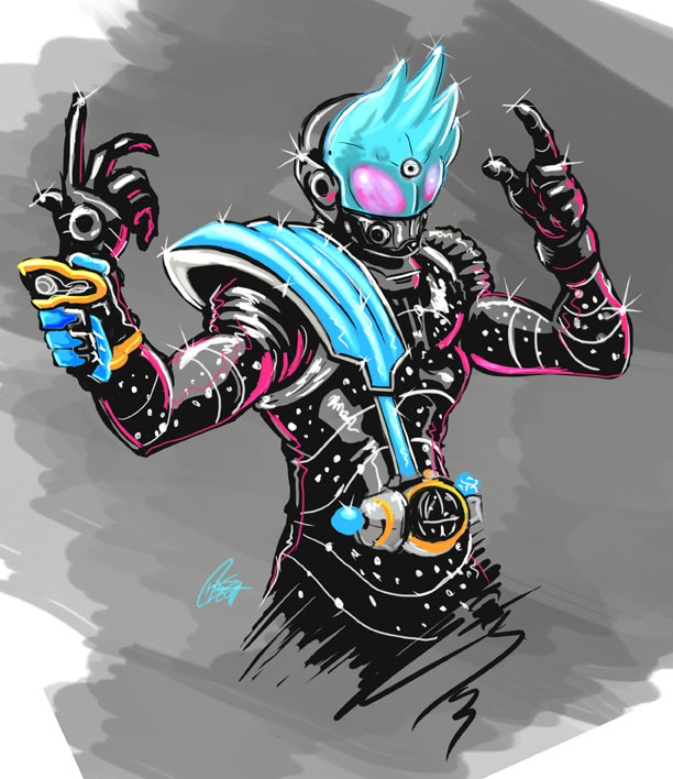 Kamen Rider Meteor sketch