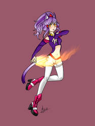 Human Blaze the Cat