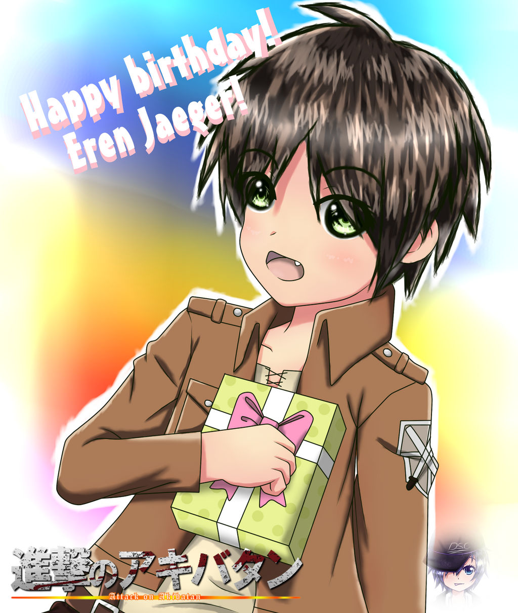 Happy Biethday Eren Jaeger by DrawingSoCute on DeviantArt