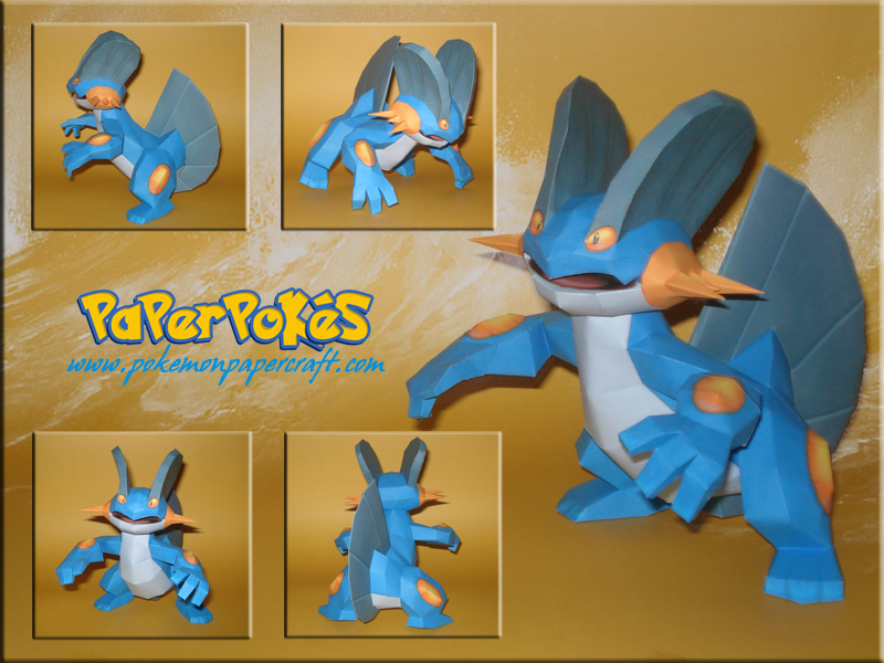 Swampert Papercraft