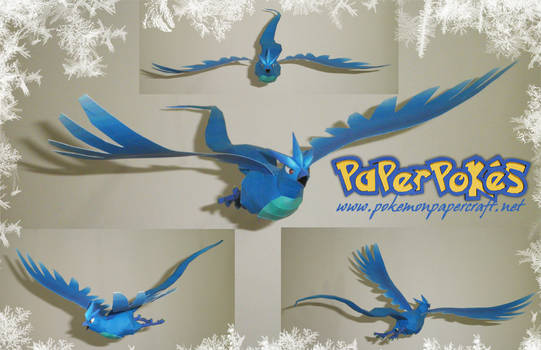 Articuno Swoop Papercraft