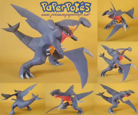 Garchomp Papercraft