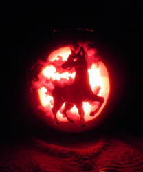 Rapidash Jack-O-Lantern