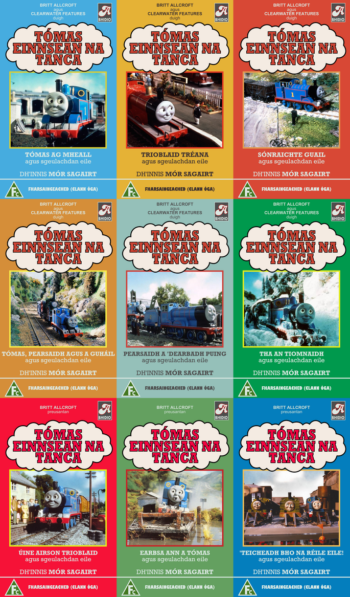 TTTE Stuff: Seasons 1-3 Gaelic VHS Releases by ToastedAlmond98 on ...