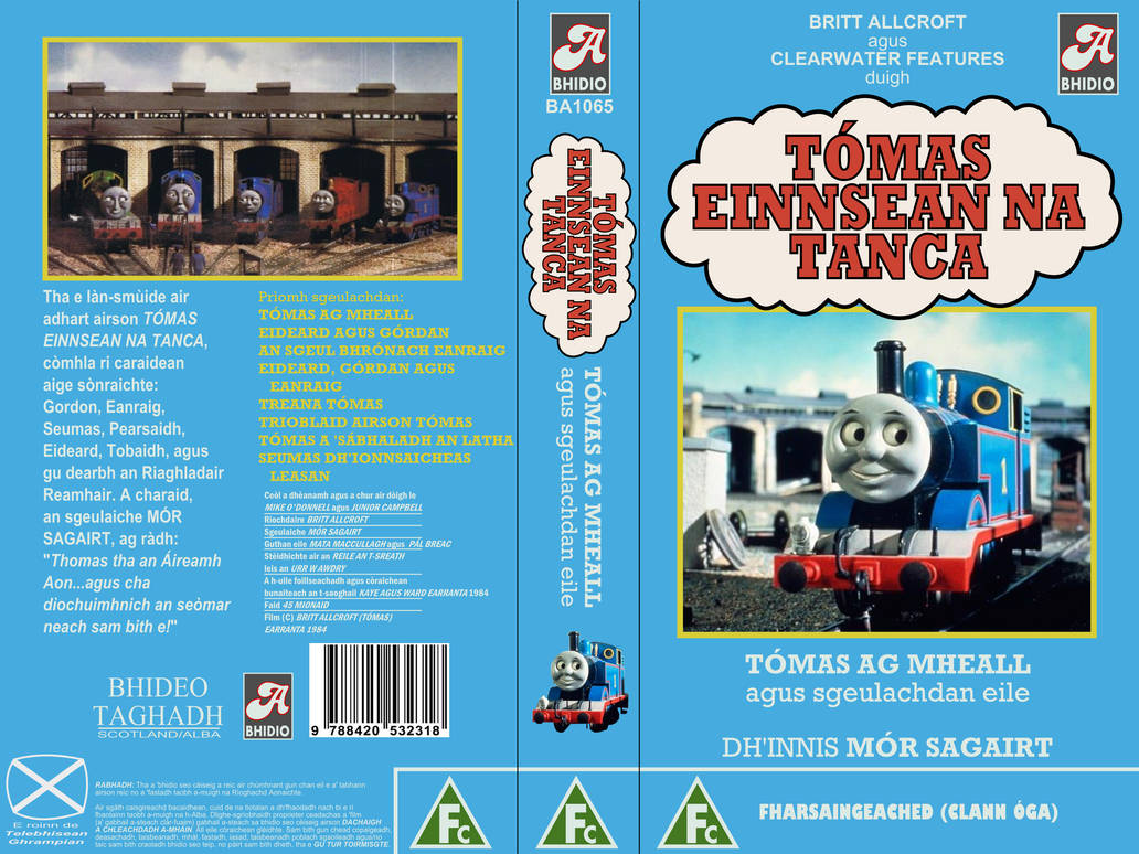 TTTE Stuff: Thomas and Gordon Gaelic VHS Cover by ToastedAlmond98 on ...