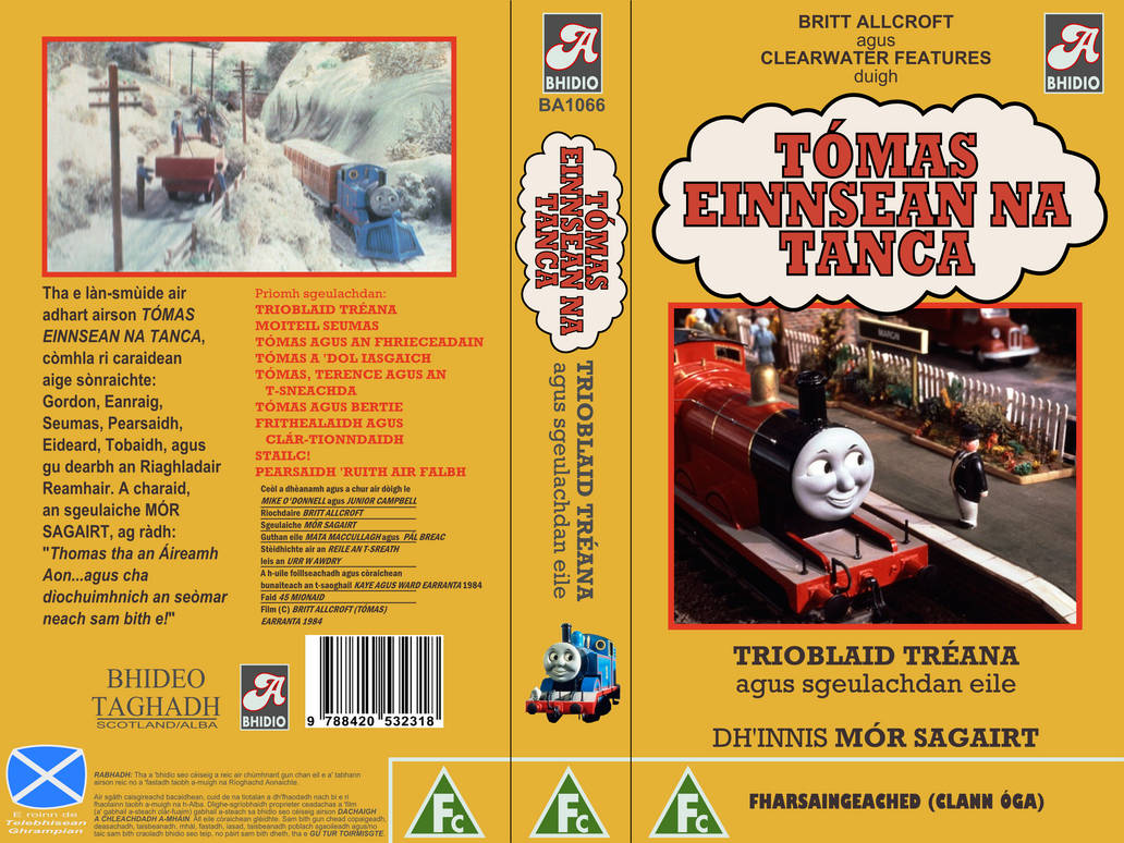 TTTE Stuff: Troublesome Trucks Gaelic VHS Cover by ToastedAlmond98 on ...