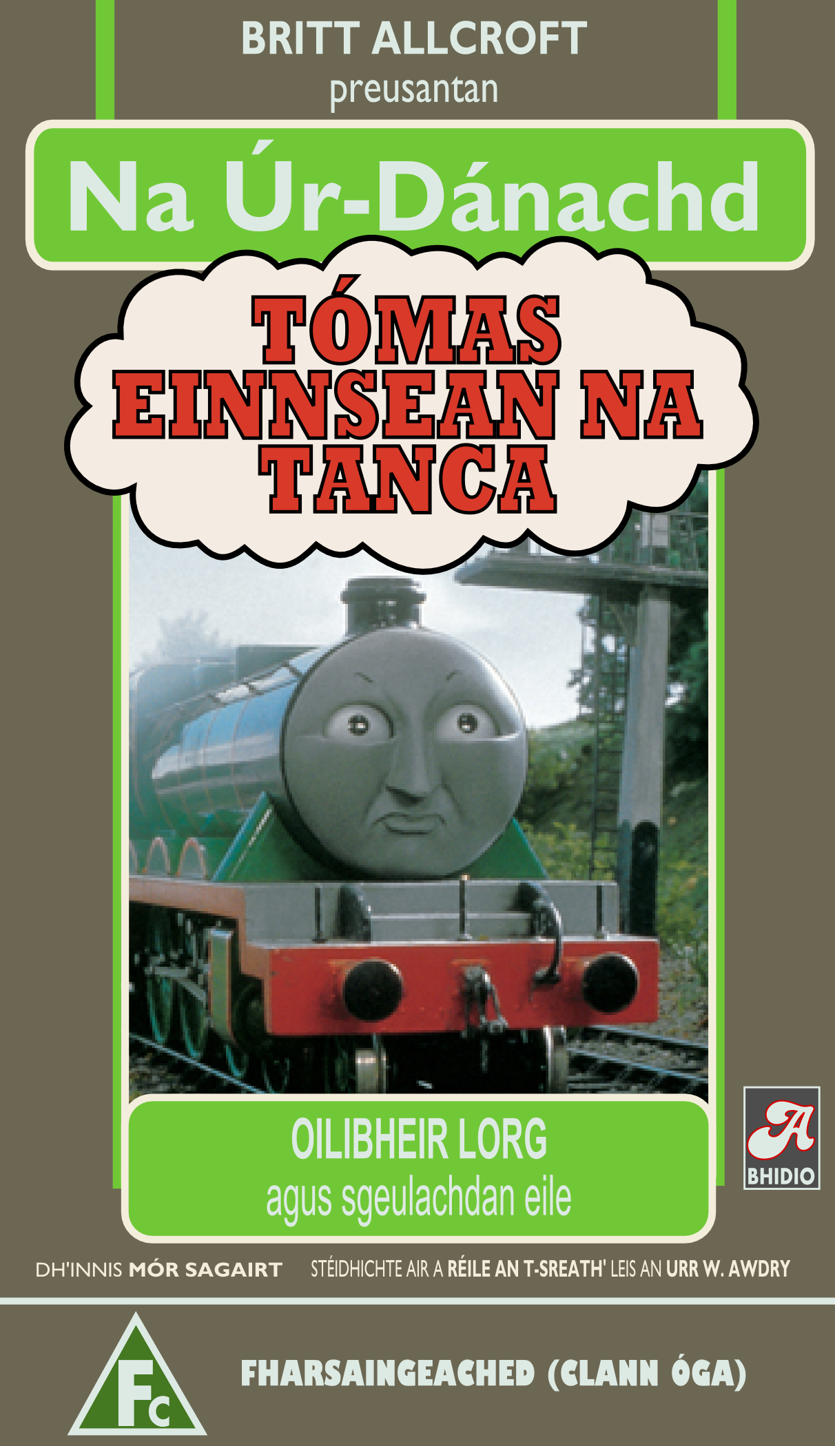 TTTE Stuff: Oliver's Find Gaelic VHS Cover by ToastedAlmond98 on DeviantArt
