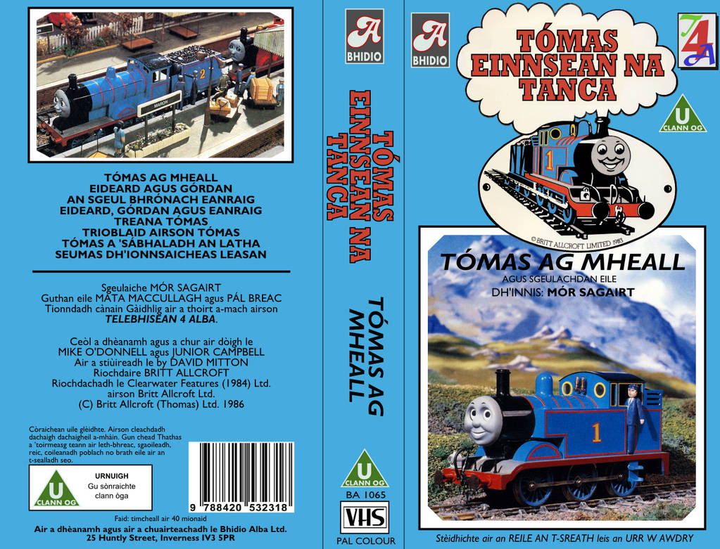 TTTE Stuff: Thomas and Gordon Gaelic VHS MK2 by ToastedAlmond98 on ...