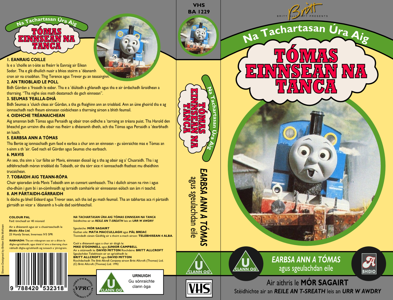 TTTE Stuff: Trust Thomas Gaelic VHS MK2 by ToastedAlmond98 on DeviantArt