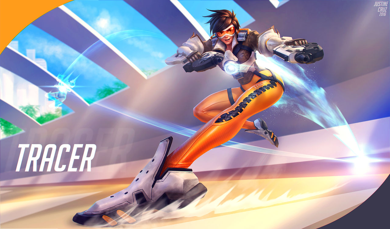 Tracer Deviantart Tracer - Overwatch fan art by JustineTutubi on DeviantArt