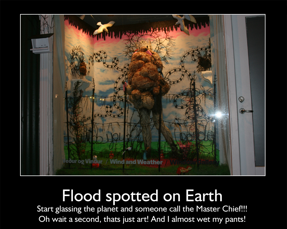 Flood spotted on Earth