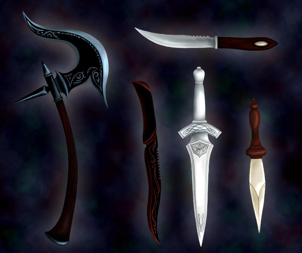 Fantasy Weapons by Indiliel on DeviantArt