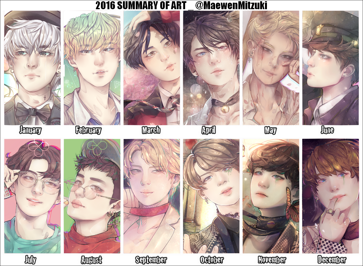 SUMMARY OF ART 2016 _ @maewenmitzuki.