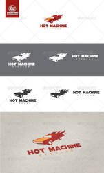 Hot Machine Logo Template