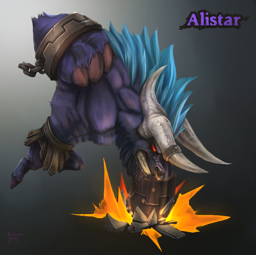 Alistar - League of Legends Chibi collection.