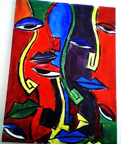 A Painting Of Many Faces By Jowoopy On Deviantart A Painting Of Many Faces By Jowoopy On Deviantart