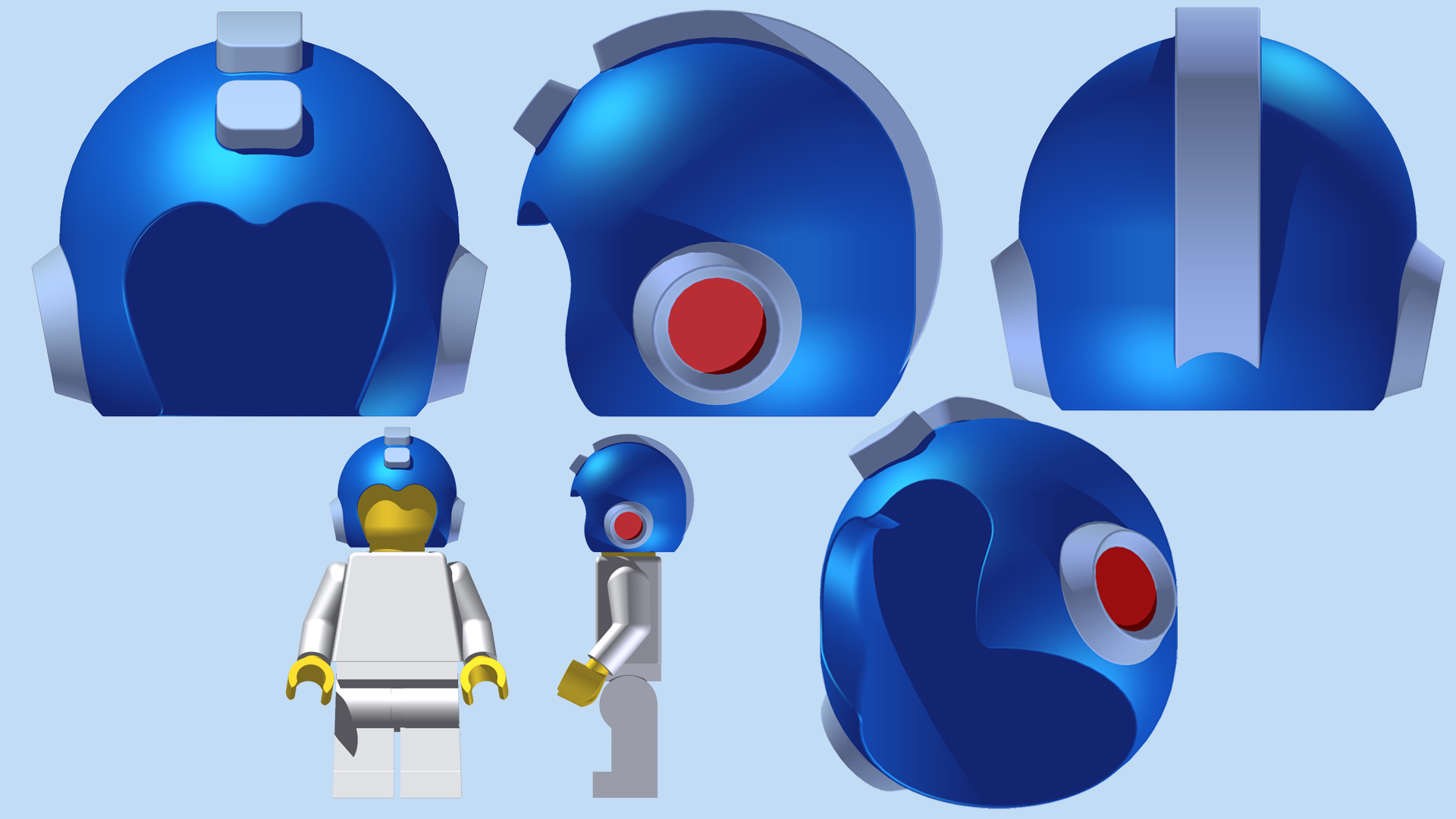 LEGO Megaman Helmet