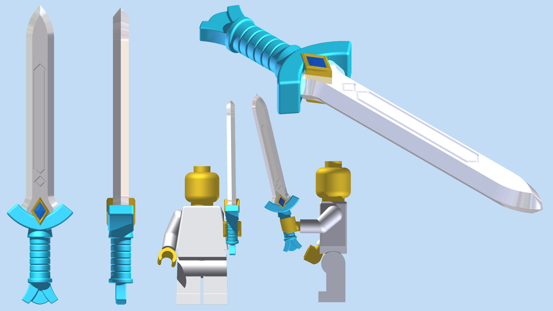 LEGO Goddess Sword