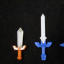 LEGO 3D Printed Ocarina of Time Swords