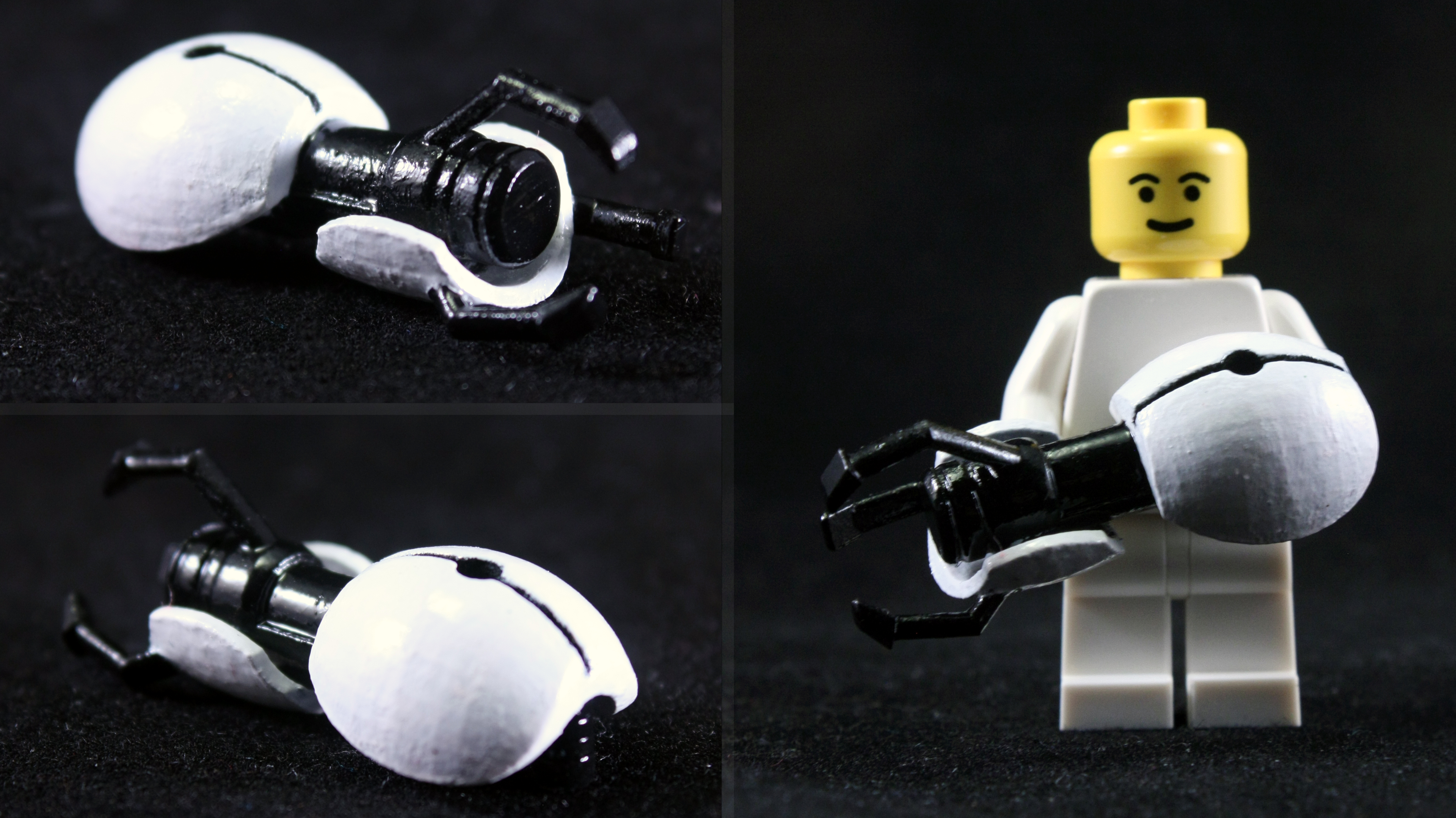 LEGO 3D Printed Painted Portal Gun