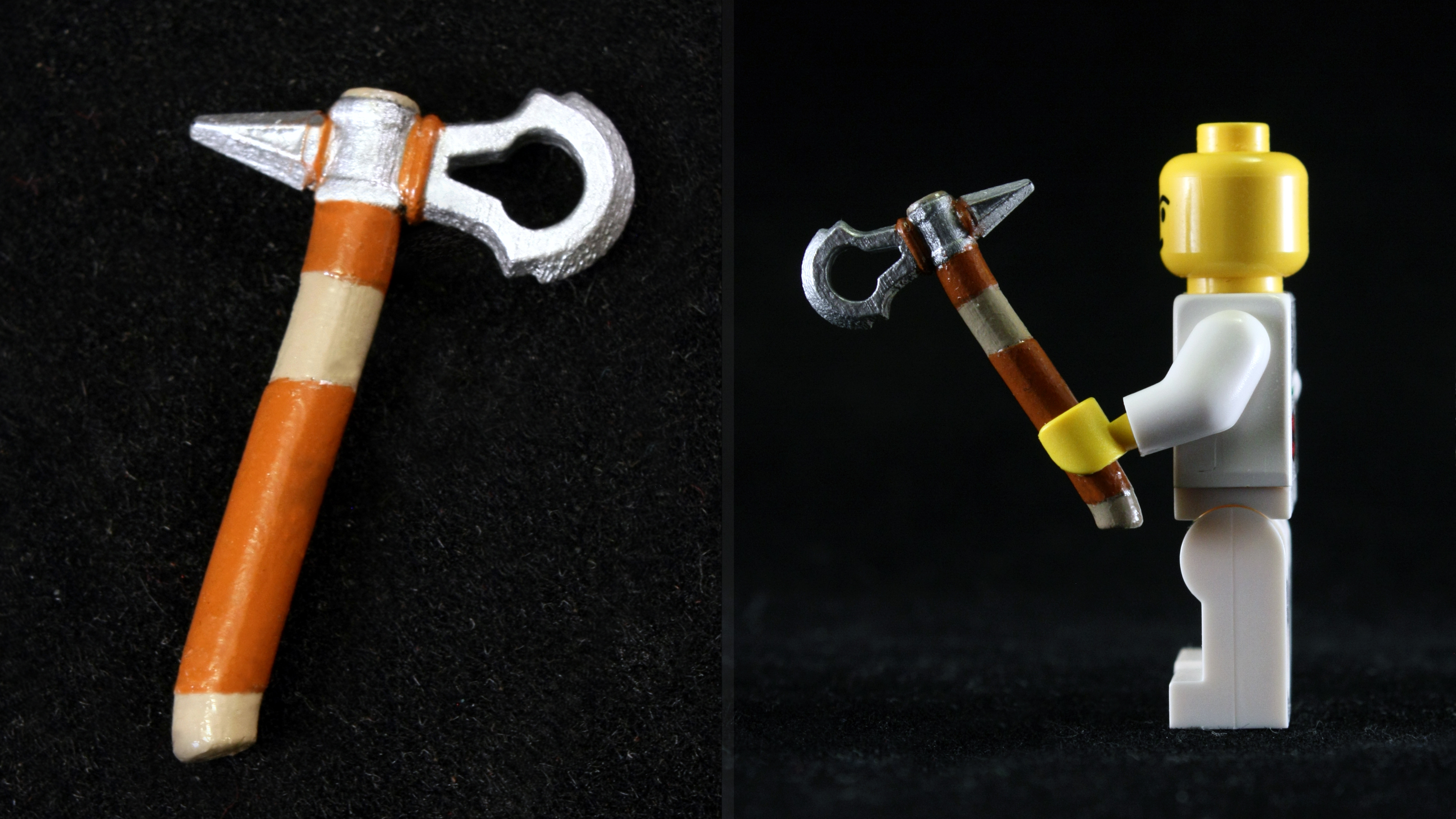 Axe 1 lego hammer 3D model 3D printable