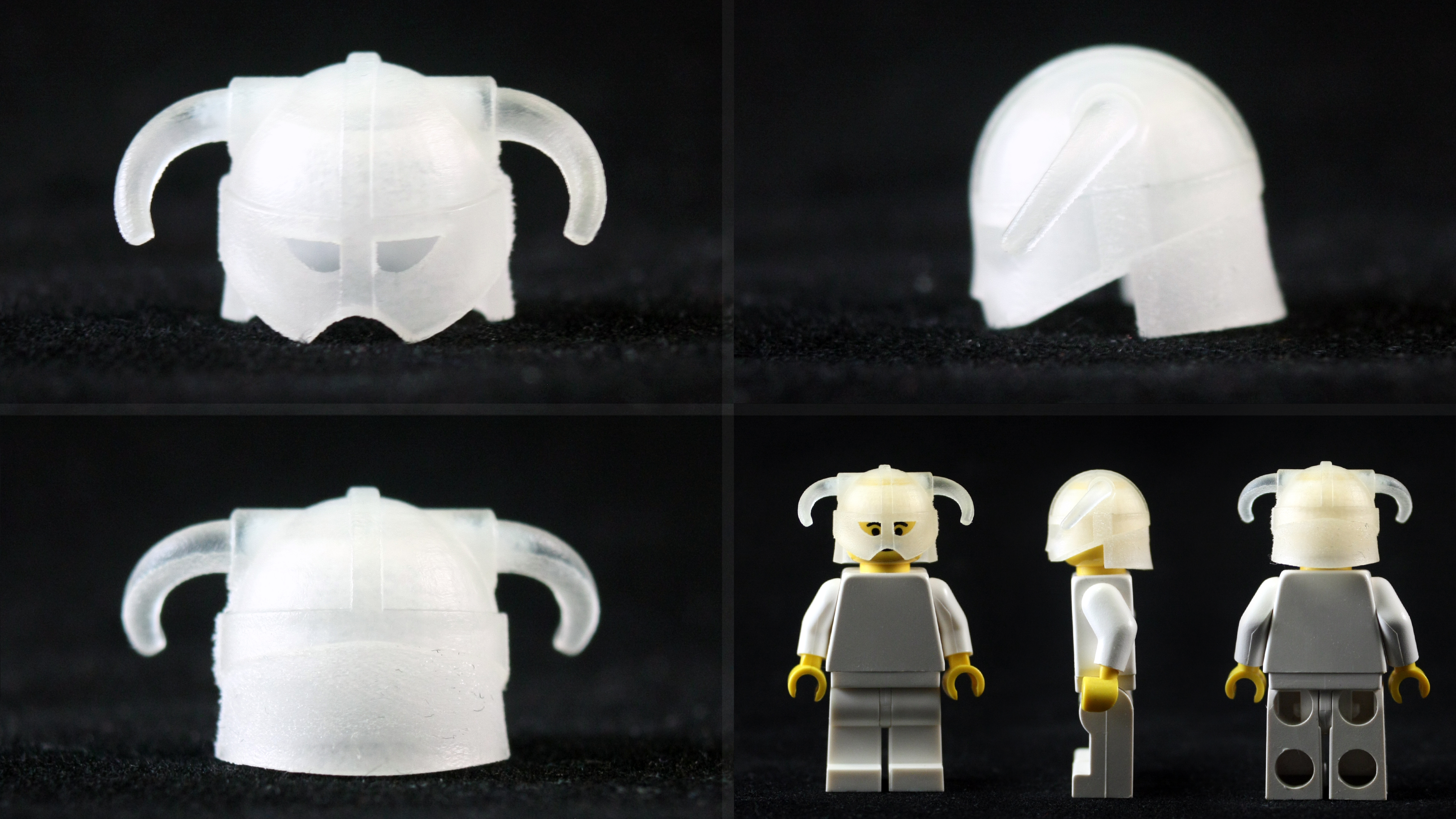 LEGO 3D Printed Dragonborn Helmet