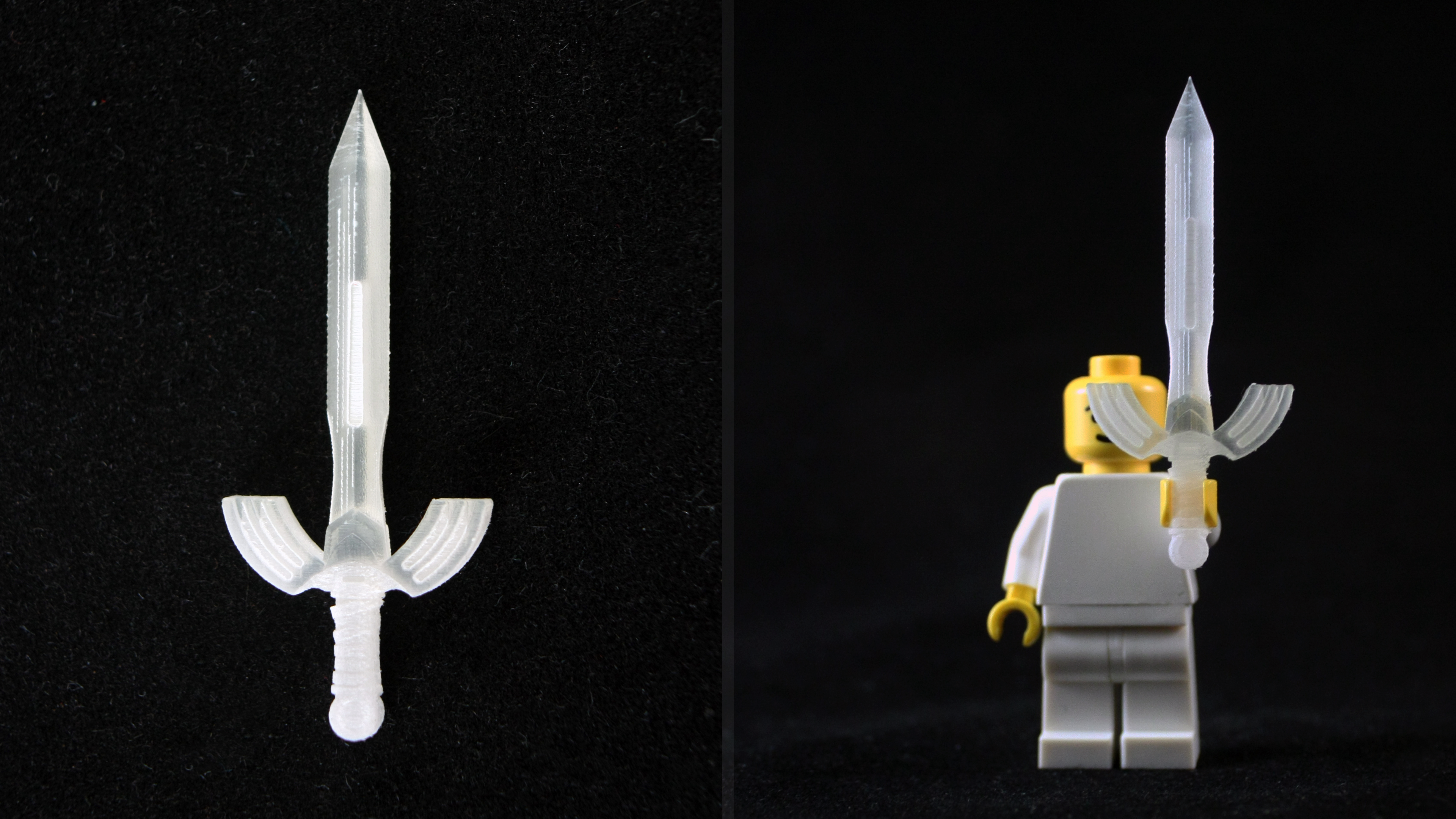 LEGO 3D Printed Seashell Sword