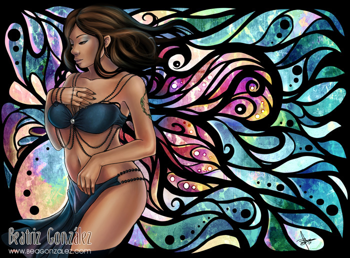 Commission- Tan butterfly by Bea-Gonzalez