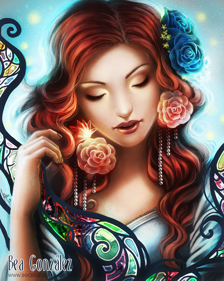 Light Flowers + Video process by Bea-Gonzalez