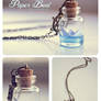Paper Boat bottle Necklace