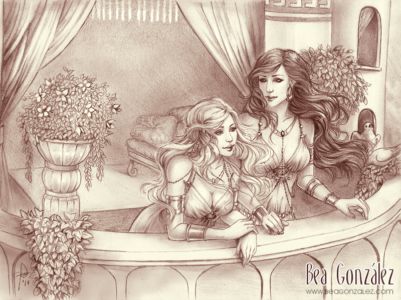 Commission - Zora and Maelerys by Bea-Gonzalez