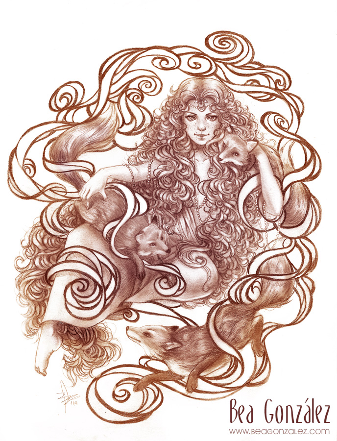 Lady Fox. by Bea-Gonzalez