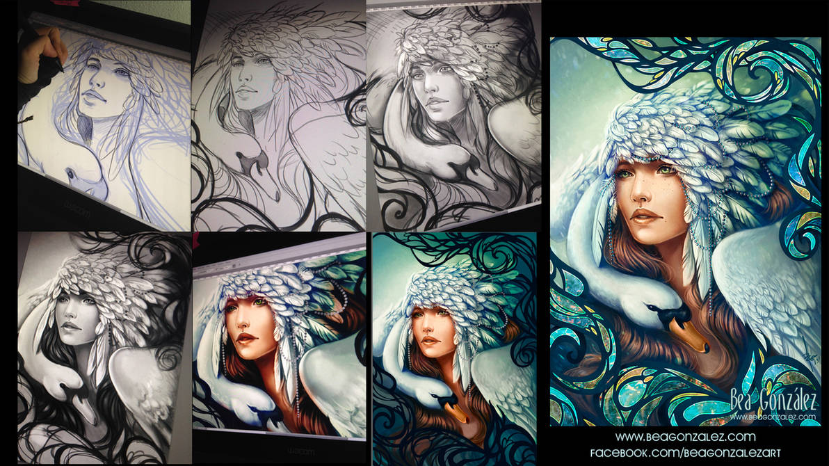 Work process. SWAN. by Bea-Gonzalez