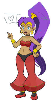 W.I.P Shantae Animation Puppet Design