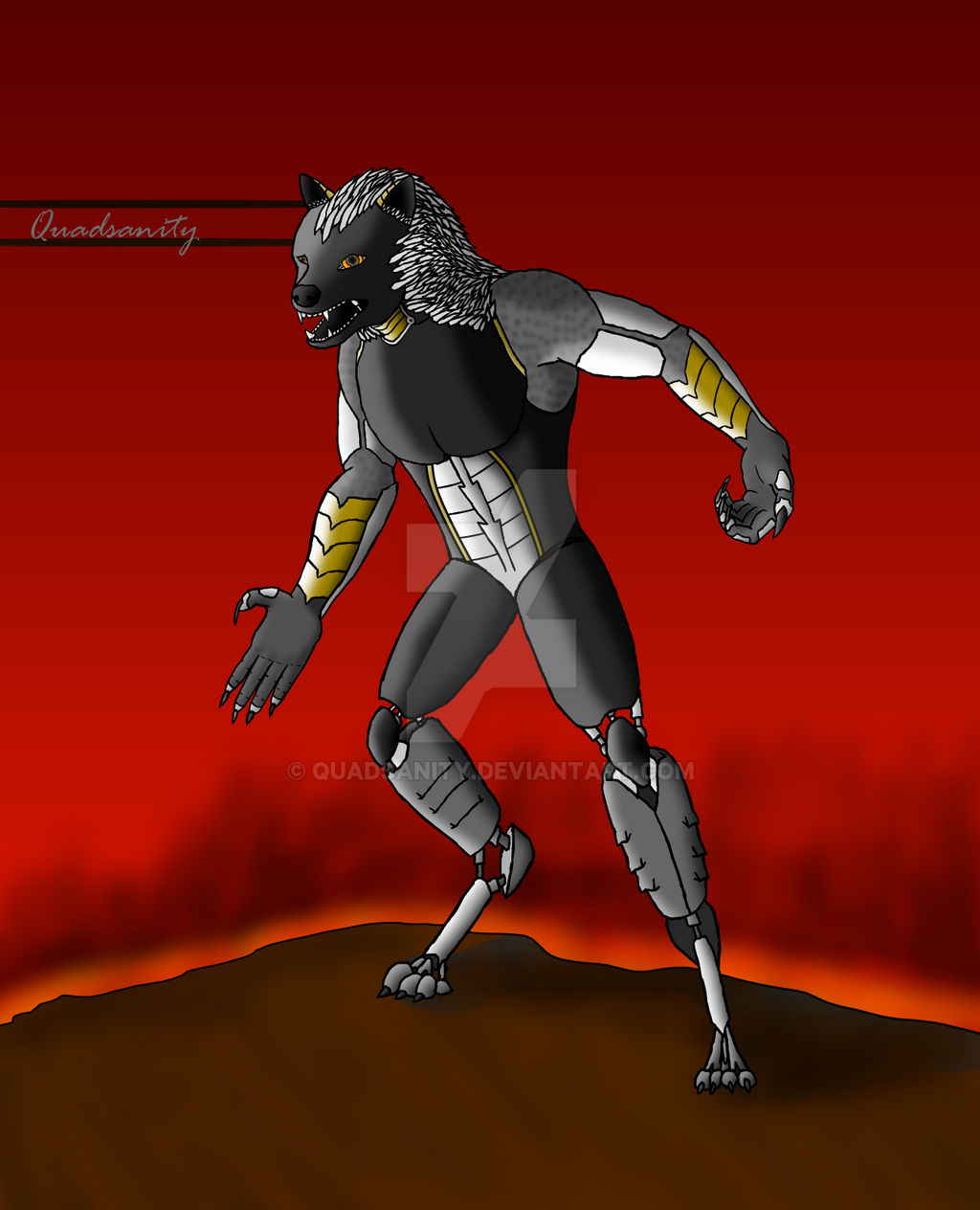 Robot Werewolf by Quadsanity on DeviantArt