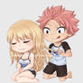 Chibi NaLu headcanon Commission