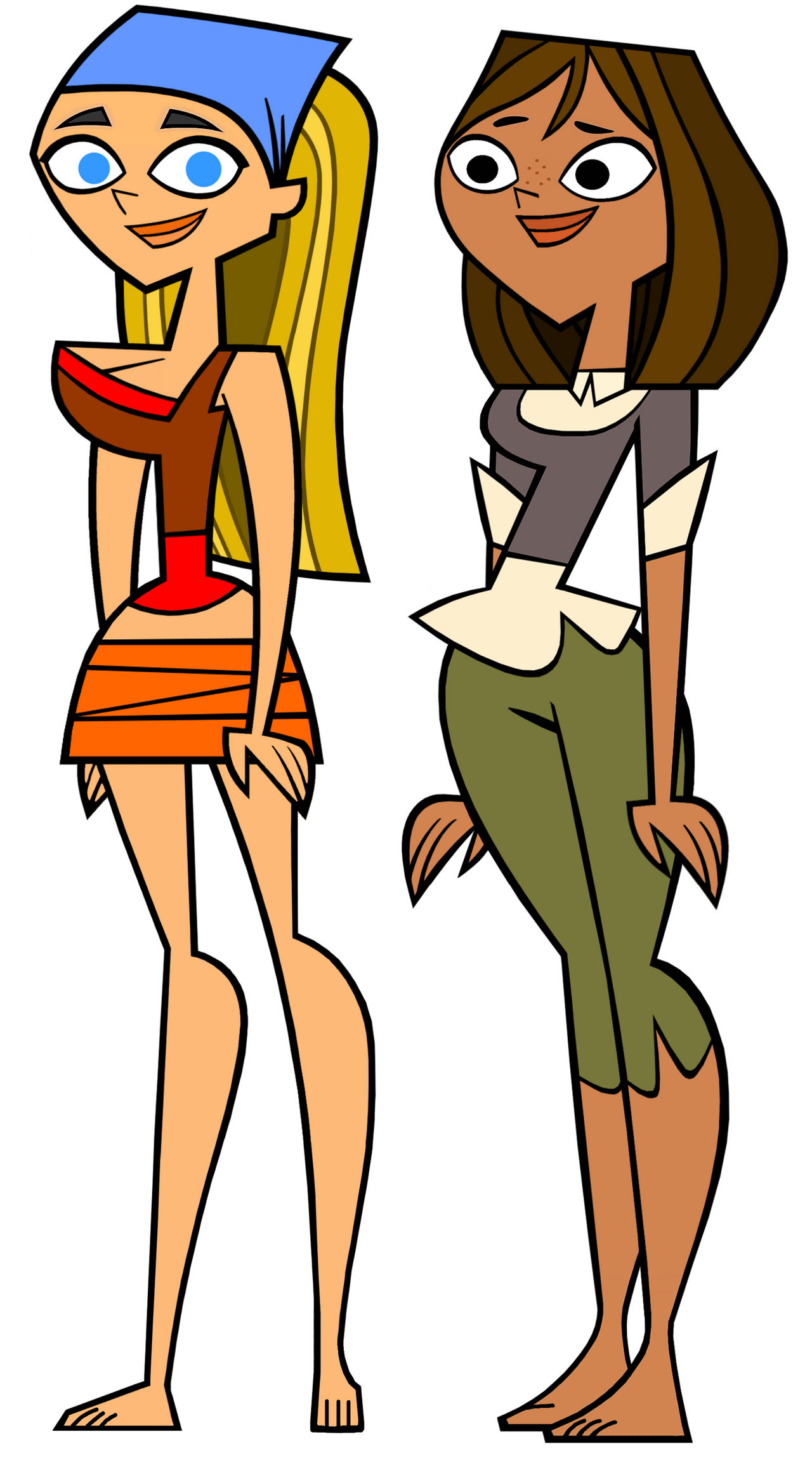 Lindsay and Courtney in barefeet by mawii17 on DeviantArt