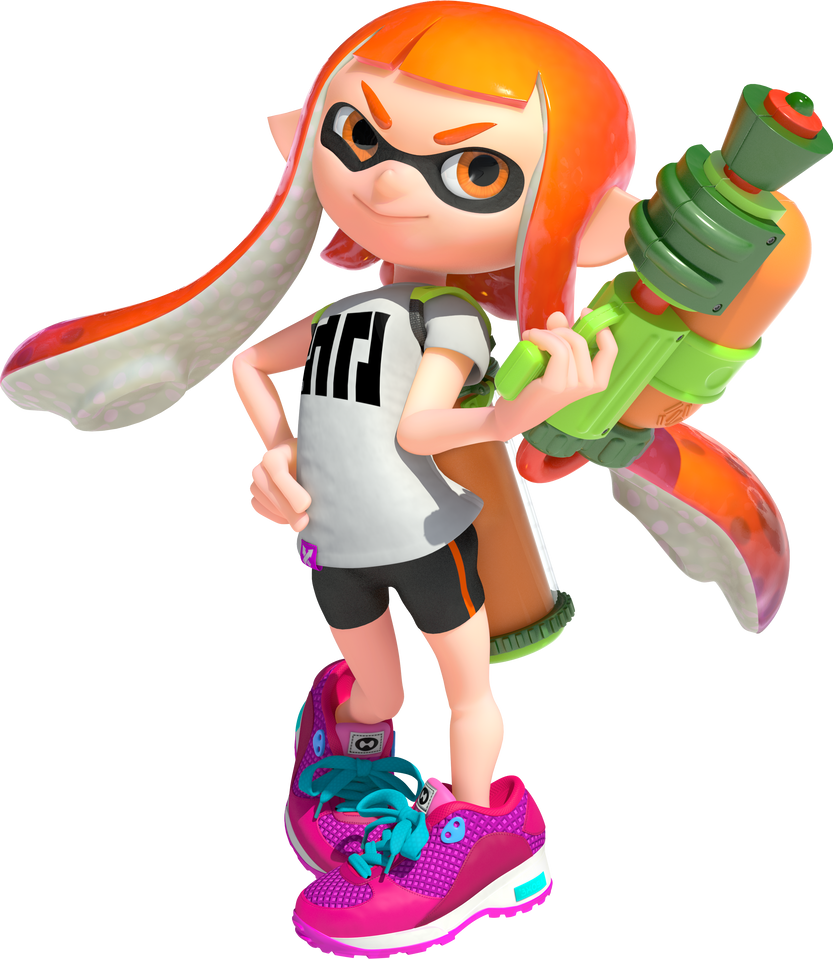 Inkling Girl without her mask by mawii17 on DeviantArt
