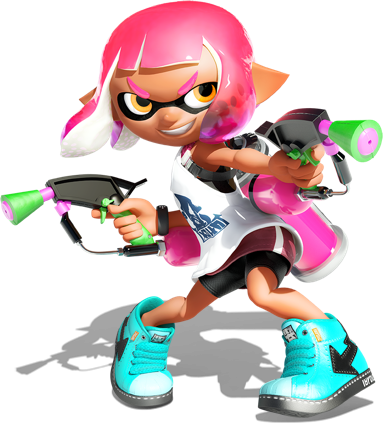 Pink Inkling Sitting Pink Inkling Girl without her mask by mawii17 on DeviantArt