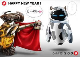 WALL-E New year card