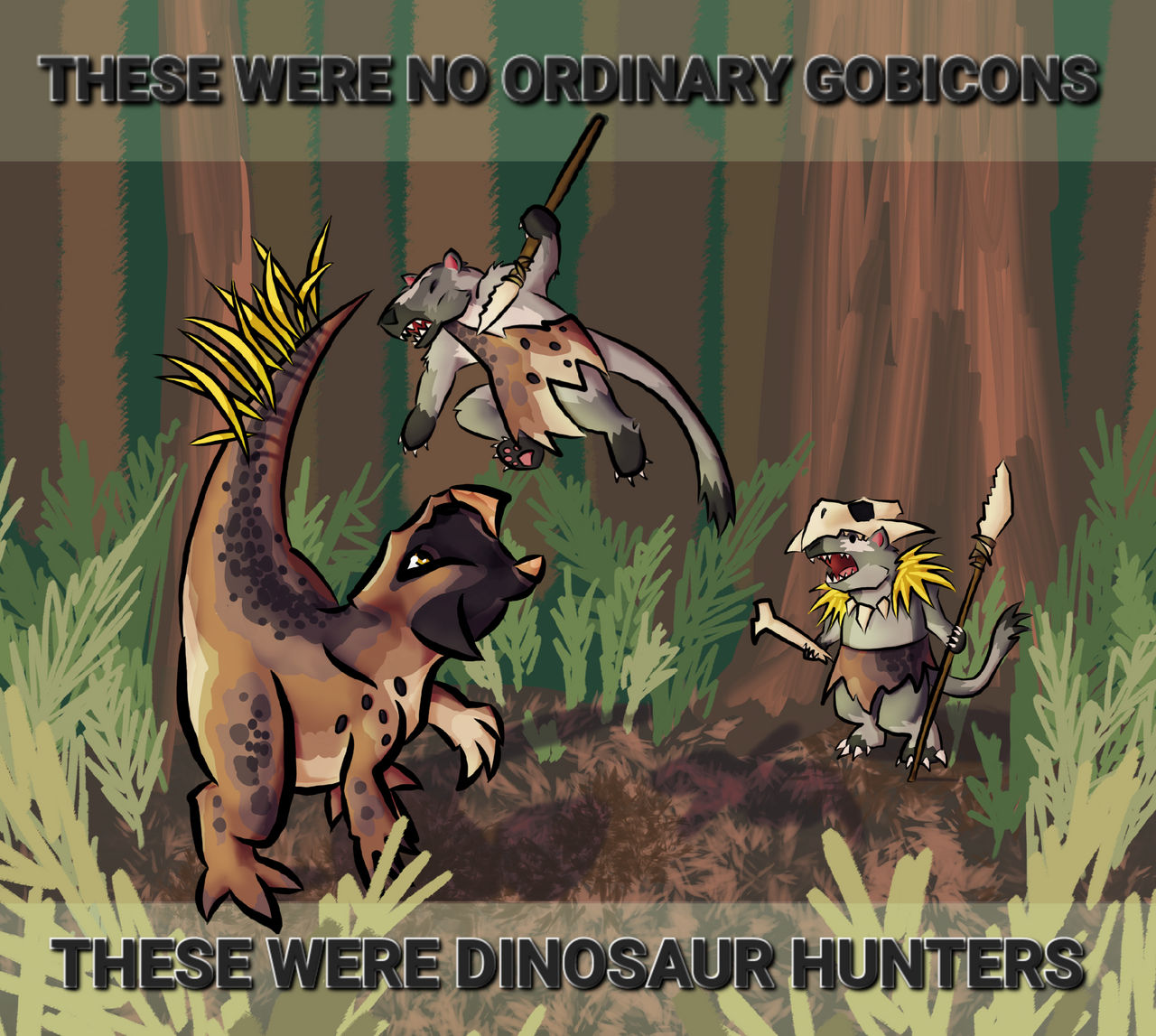 Hunting Rinosauras Fake Repenomamus, Dinosaur Hunters by Kelmfire on DeviantArt